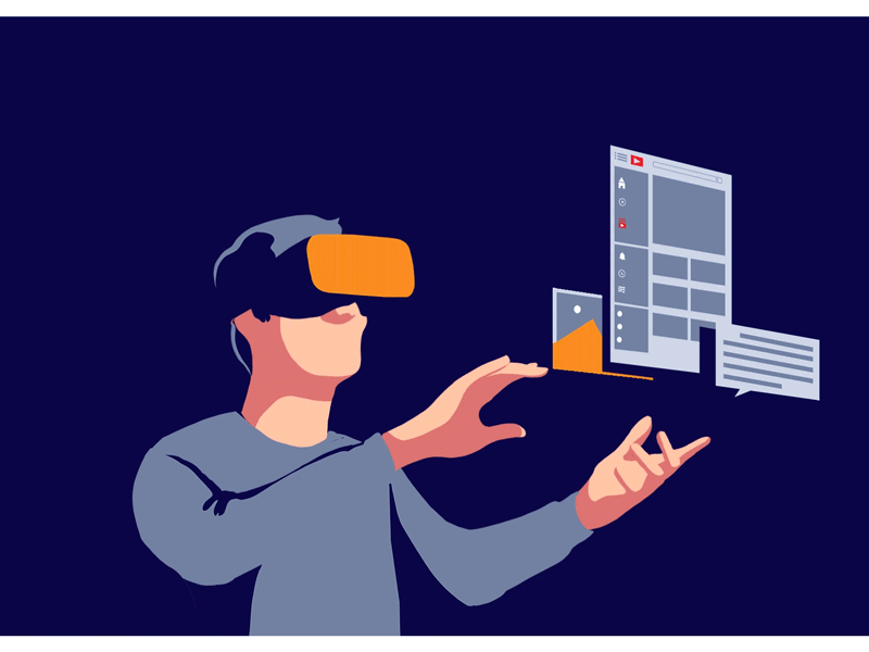 VR Animated person